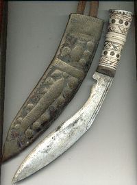 Kukri knife and sheath